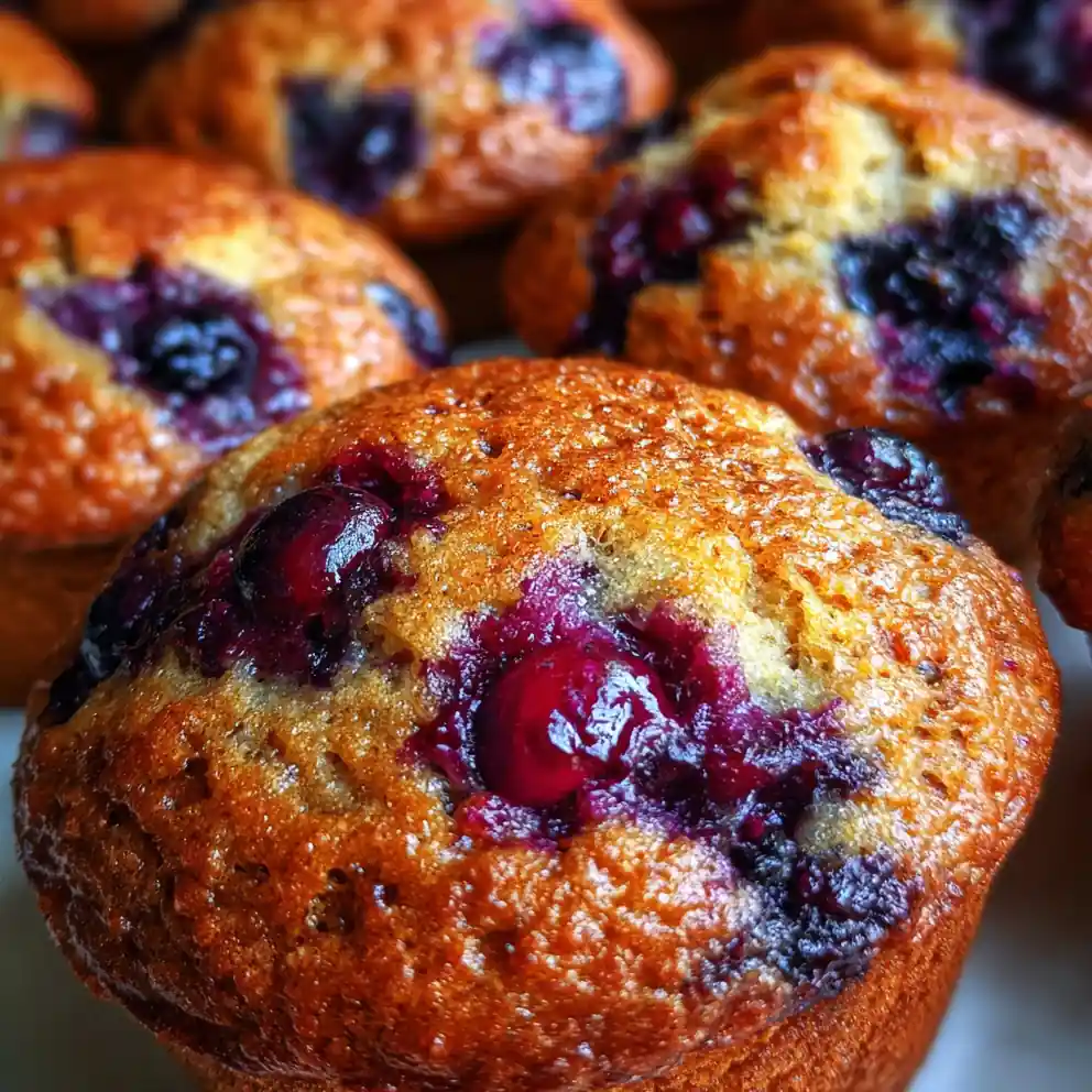Banana Muffin Recipe With Blueberry Burst Tops 4 banana muffin recipe With Blueberry Burst Tops