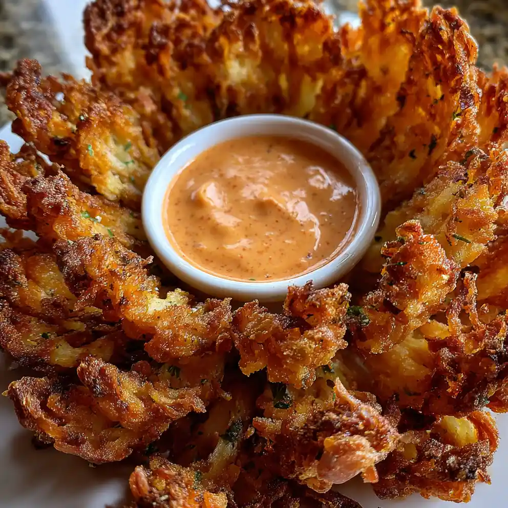 Blooming Onion Recipe With Chipotle Paprika Paint 4 blooming onion recipe with Chipotle Paprika Paint