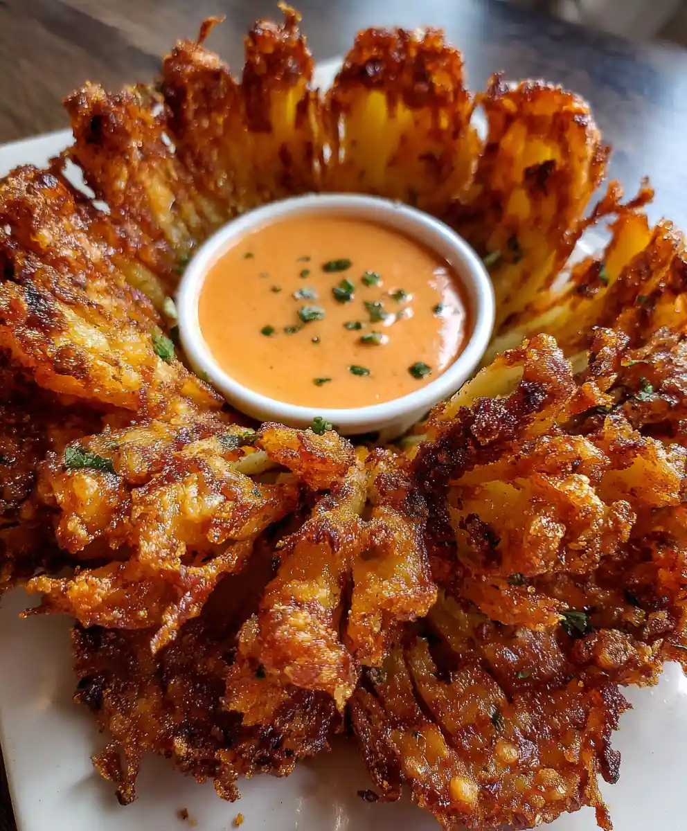 Blooming Onion Recipe With Chipotle Paprika Paint 5 blooming onion recipe with Chipotle Paprika Paint