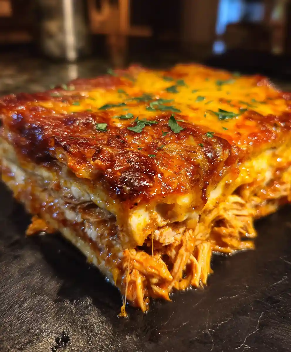 Chicken Enchilada Casserole Recipe Salsa Roja Layers With Cheddar Melt 5 chicken enchilada casserole recipe Salsa Roja Layers with Cheddar Melt