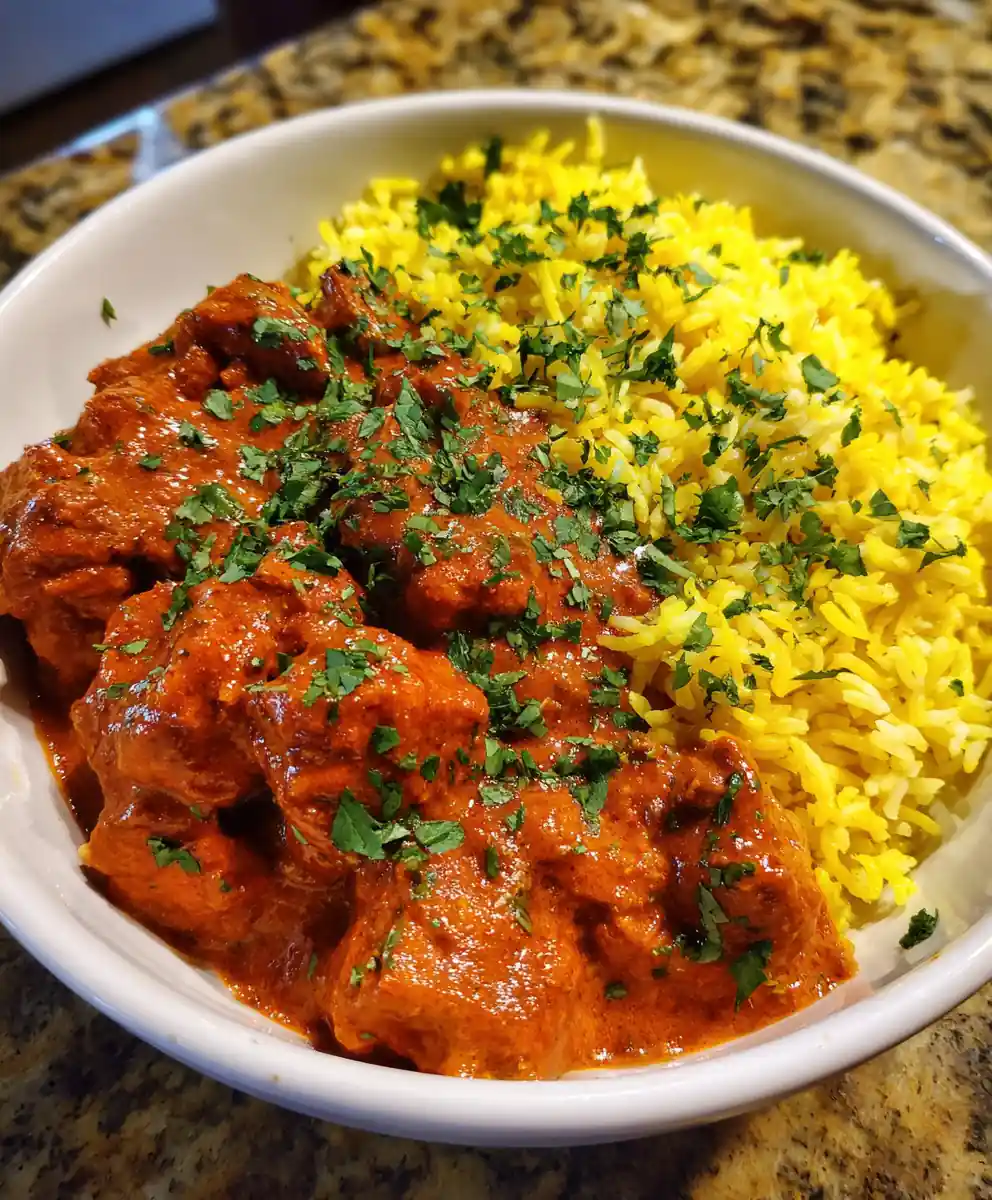 Chicken Tikka Masala Recipe With Saffron Rice Contrast 5 chicken tikka masala recipe With Saffron Rice Contrast