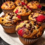 Chocolate Chip Muffin Recipe With Ruby Raspberry Ripple Tops 6 Chocolate Chip Muffin Recipe With Ruby Raspberry Ripple Tops 1760781320.4568112