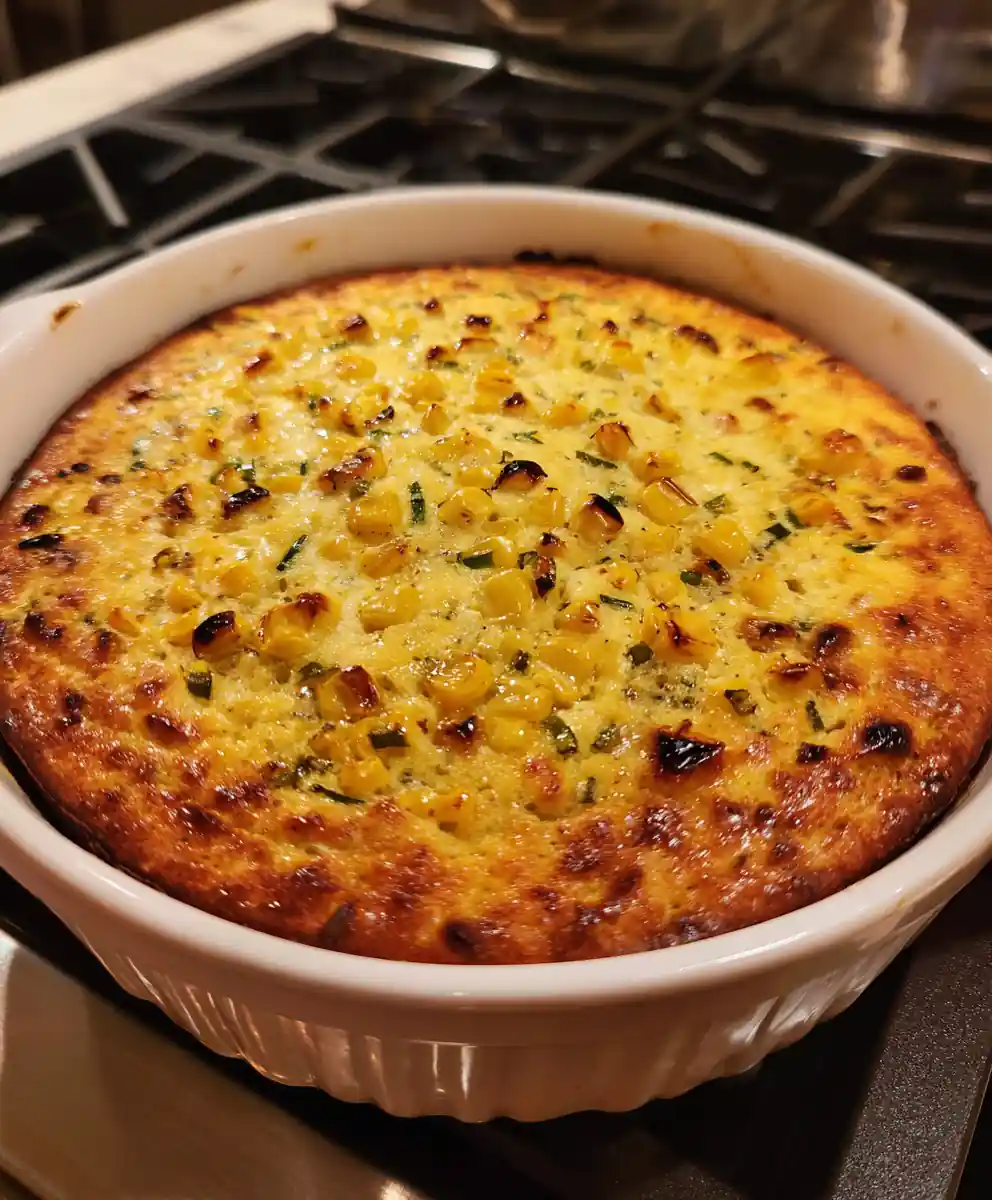 Corn Pudding Recipe With Charred Corn And Scallion Green 5 corn pudding recipe With Charred Corn and Scallion Green