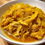 Crockpot Chicken Recipe Turmeric Coconut Braise With Golden Peppers 1761845589.3905878