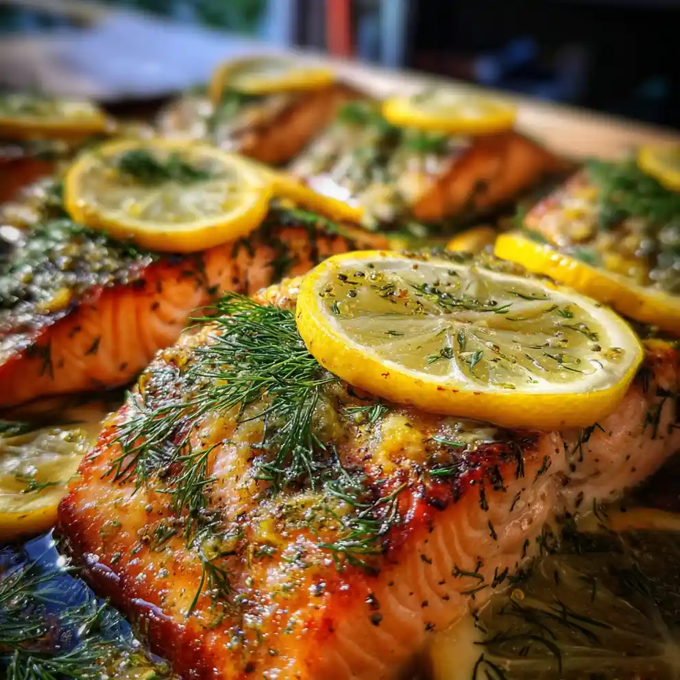 Lemon Salmon Recipe Zesty Citrus Sheet With Dill Fronds 4 lemon salmon recipe Zesty Citrus Sheet with Dill Fronds