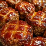 Mini Meatloaf Recipe With Tomato Red Checkerboard Glaze 1761403048.5809731