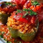 Old Fashioned Stuffed Bell Peppers Recipe With Tomato Rice Crown 6 Old Fashioned Stuffed Bell Peppers Recipe With Tomato Rice Crown 1761490131.3576865