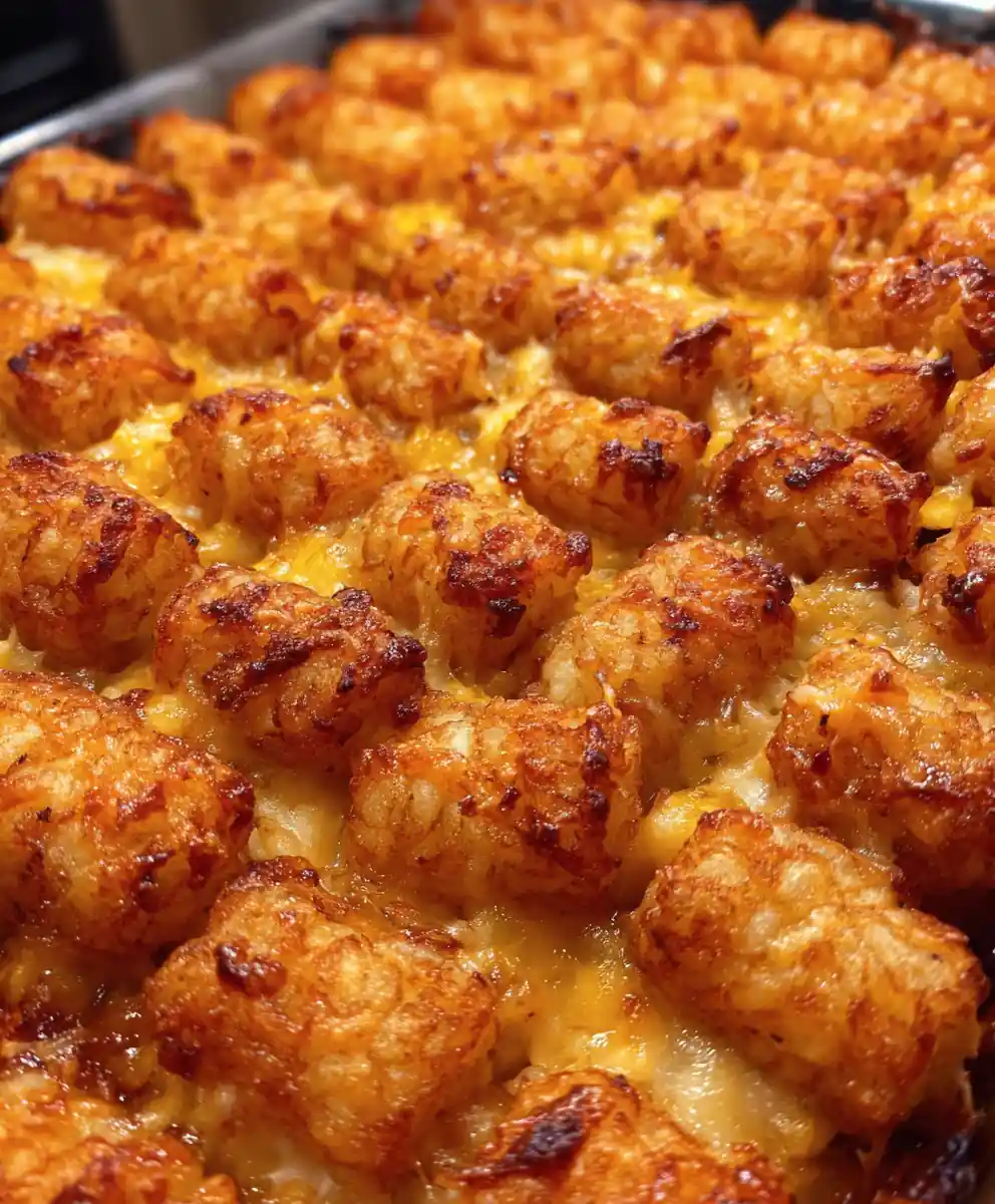 Original Tater Tot Casserole Recipe With Pepper Jack Lattice 5 original tater tot casserole recipe with Pepper Jack Lattice