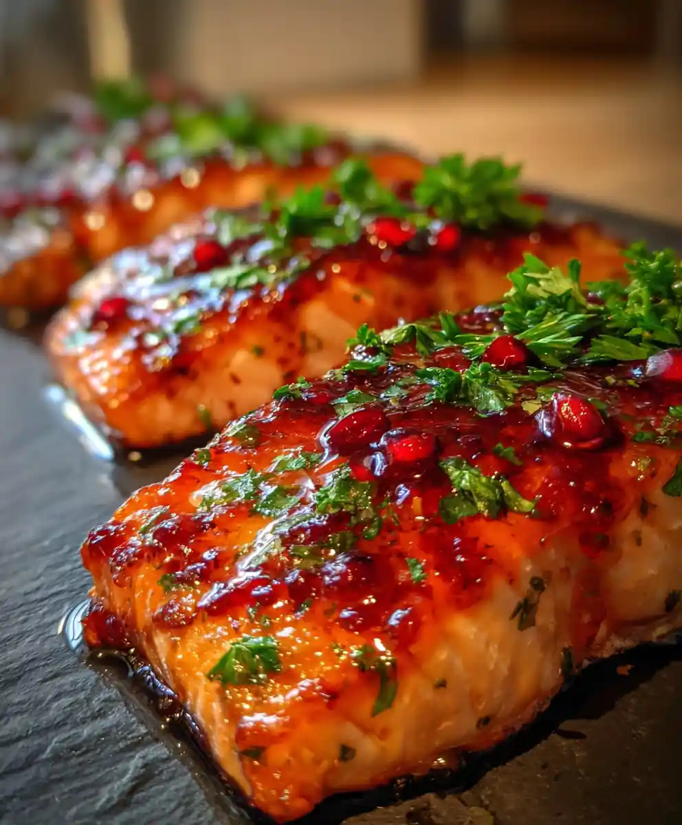 Oven Baked Salmon Recipe With Pomegranate Glaze 5 oven baked salmon recipe with Pomegranate Glaze