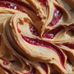 Peanut Butter Frosting Recipe With Strawberry Ripple 1761413468.5373876