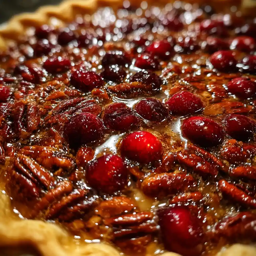 Pecan Pie Recipe With Cranberry Jewels And Maple Amber 4 pecan pie recipe With Cranberry Jewels and Maple Amber