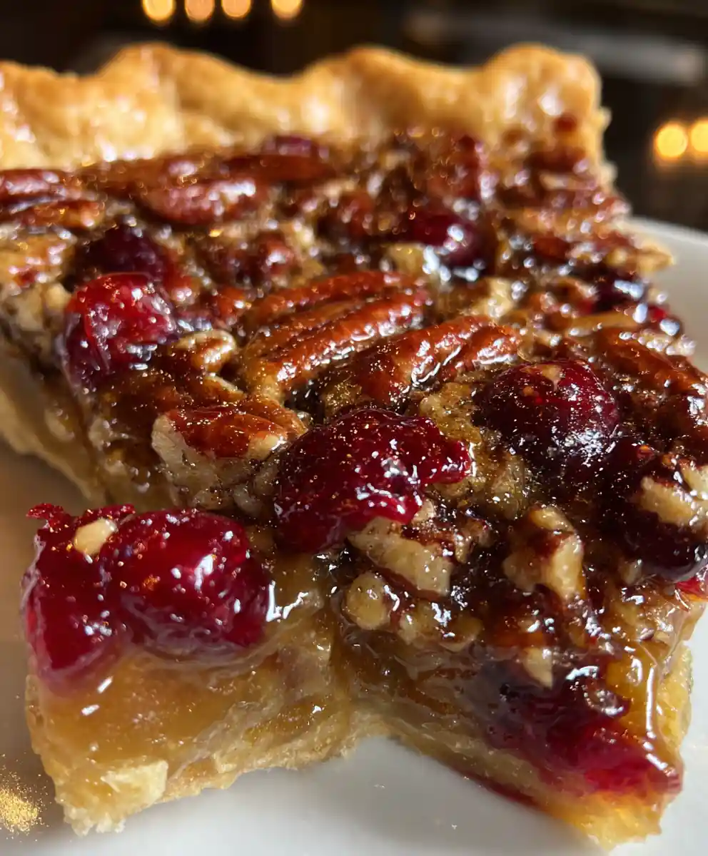 Pecan Pie Recipe With Cranberry Jewels And Maple Amber 5 pecan pie recipe With Cranberry Jewels and Maple Amber