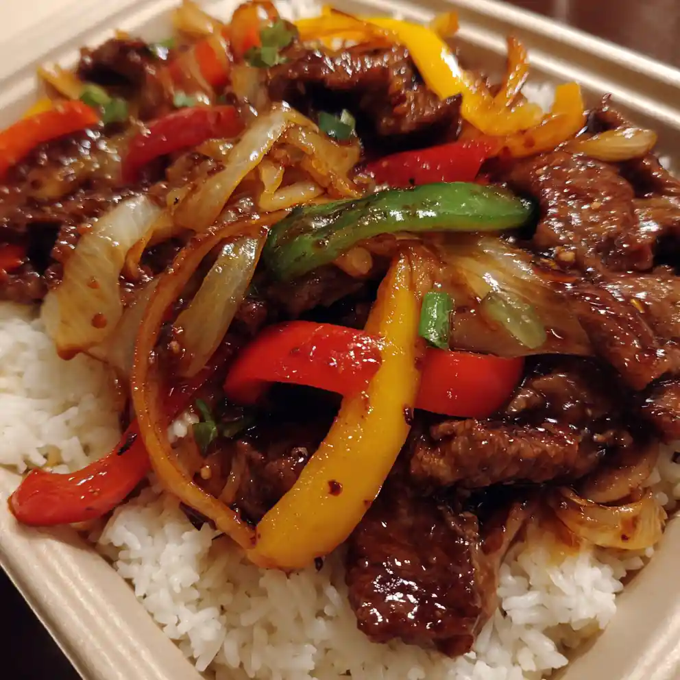 Pepper Steak Recipe With Tri-Color Bell Pepper Ribbons 4 pepper steak recipe With Tri-Color Bell Pepper Ribbons