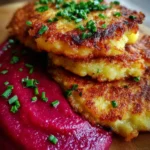 Potato Pancake Recipe With Beet Applesauce And Chive Green 1760963502.9190917