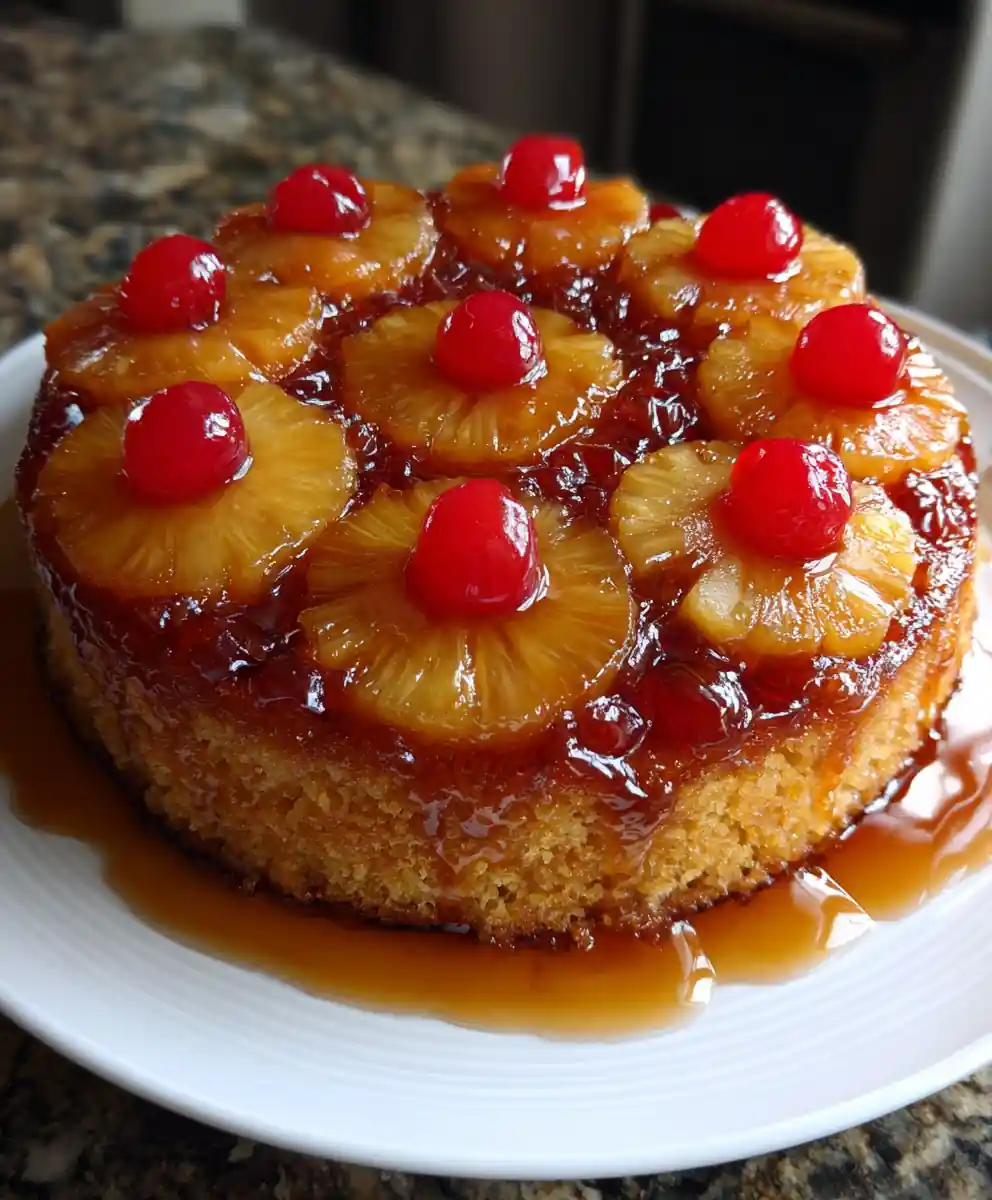Recipe For Pineapple Upside Down Cake Caramel Crown With Sunburst Rings 5 recipe for pineapple upside down cake Caramel Crown with Sunburst Rings