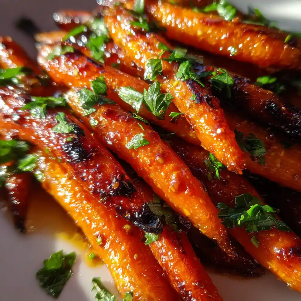 Roasted Carrot Recipe Maple-Chile Glaze With Charred Tips 4 roasted carrot recipe Maple-Chile Glaze with Charred Tips