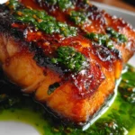 Salmon Recipe Miso-Glazed With Emerald Herb Oil 6 Salmon Recipe Miso Glazed With Emerald Herb Oil 1760288387.7997682