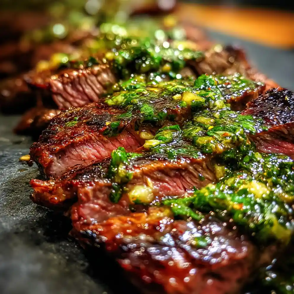 Skirt Steak Recipe With Chimichurri Green Brush 4 skirt steak recipe with Chimichurri Green Brush