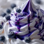 Snow Cream Recipe With Blueberry Syrup Swirl 1760958997.6729903