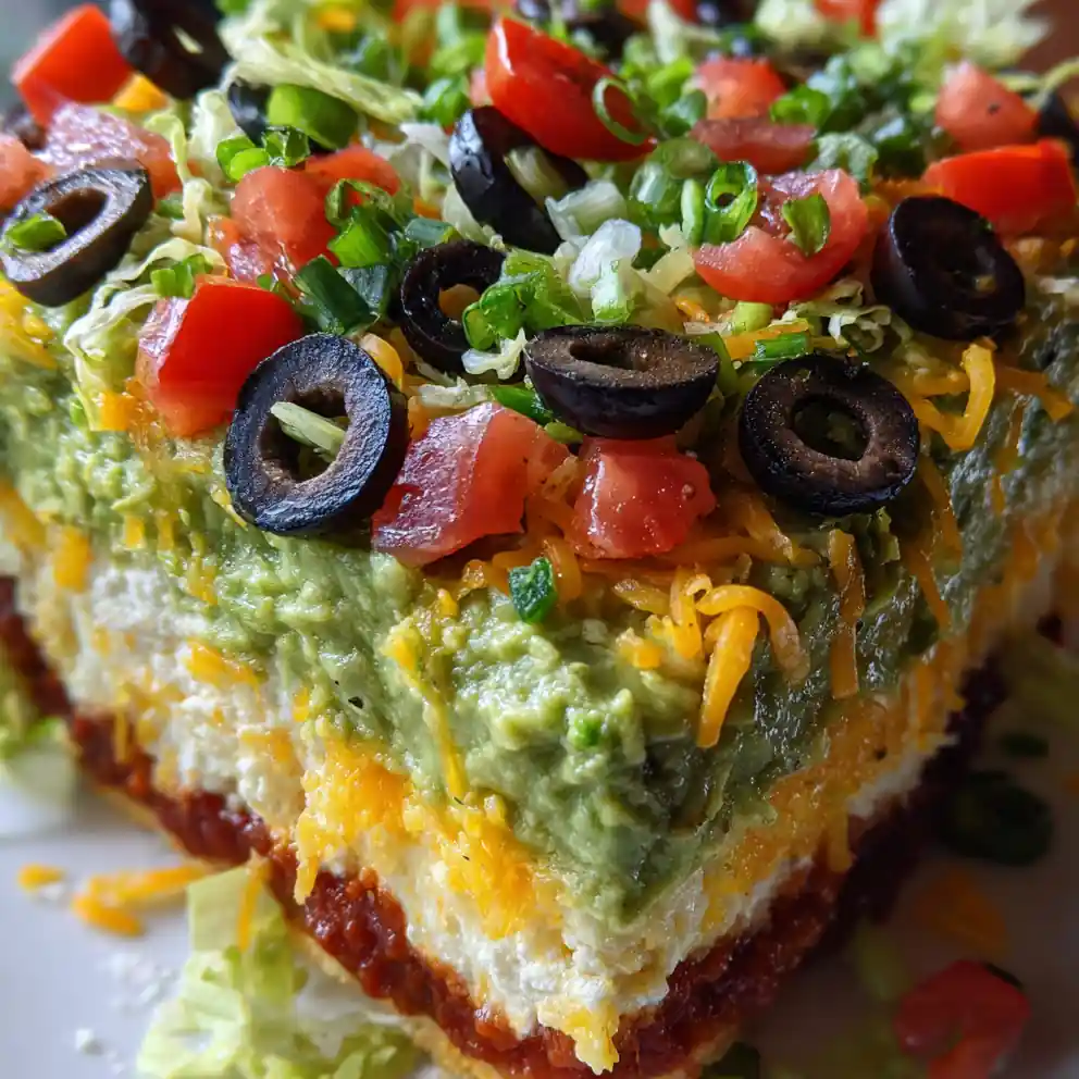 Taco Dip Recipe Layered Guacamole Green And Salsa Red 4 taco dip recipe Layered Guacamole Green and Salsa Red