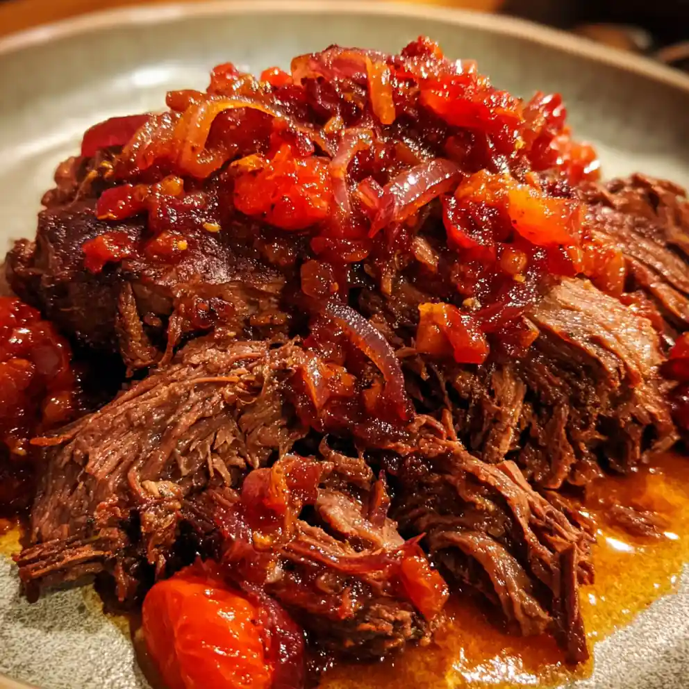 Arm Roast Recipe With Tomato Onion Jam 4 arm roast recipe With Tomato Onion Jam
