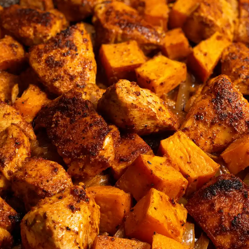 Chicken Sweet Potato Recipe With Paprika Roasted Medallions 4 chicken sweet potato recipe With Paprika Roasted Medallions