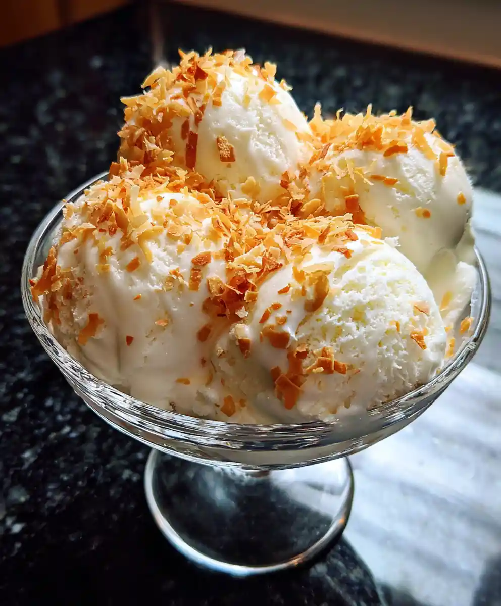 Coconut Ice Cream Recipe With Toasted Coconut Snowfall 5 coconut ice cream recipe With Toasted Coconut Snowfall