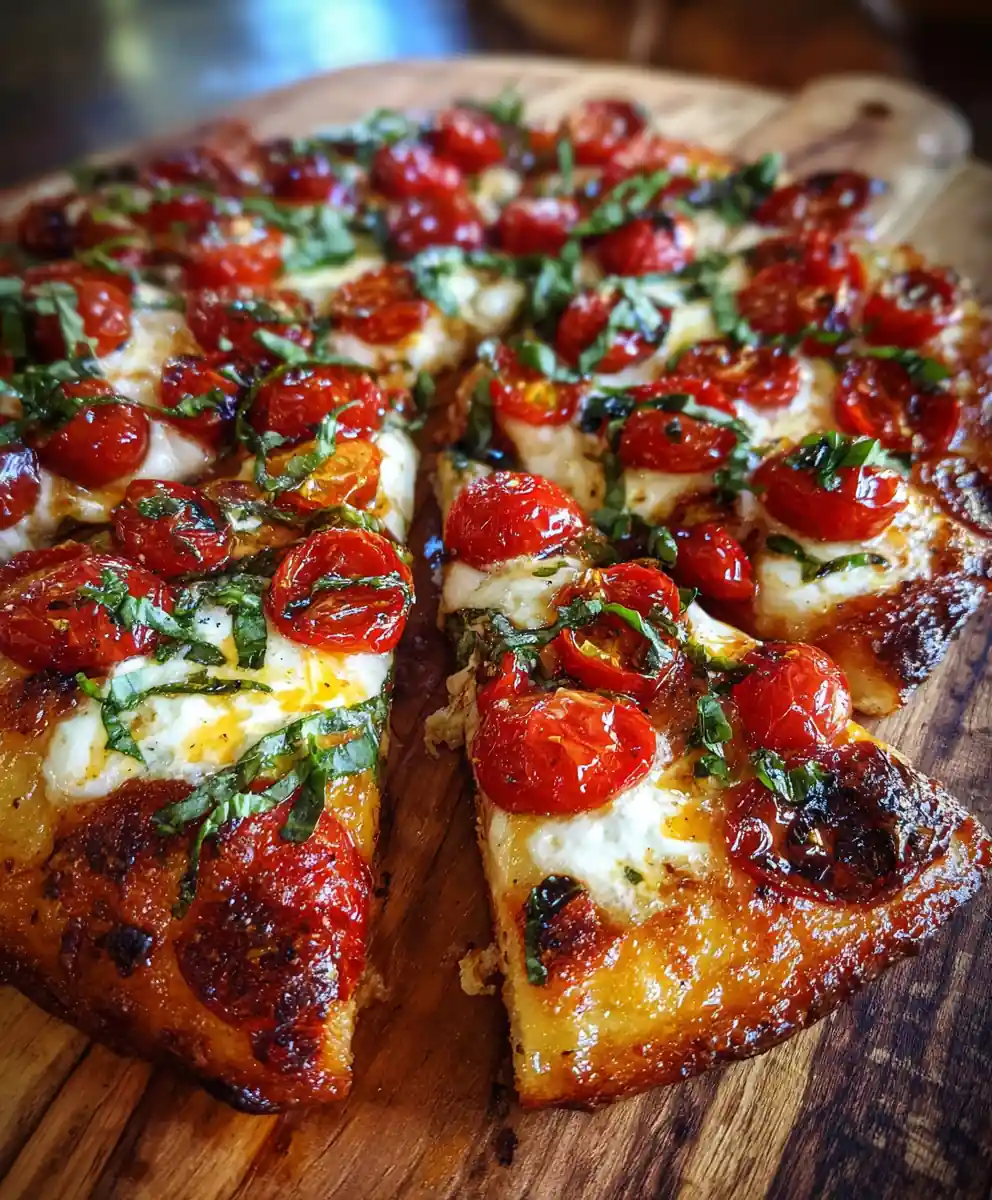 Margarita Pizza Recipe With Blistered Tomato Basil Mosaic 5 margarita pizza recipe With Blistered Tomato Basil Mosaic