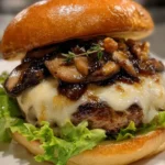 Mushroom Swiss Burger Recipe 6 Mushroom Swiss Burger Recipe 1763667419.037257