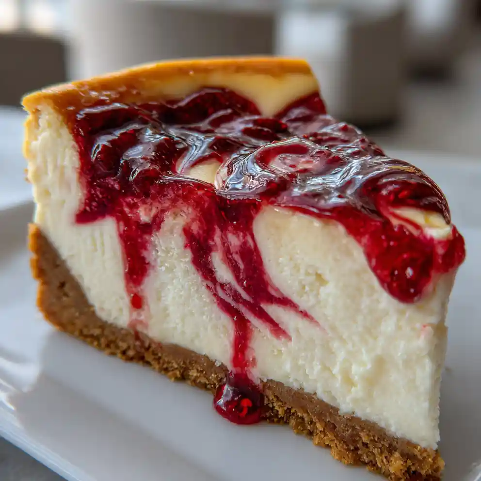 Raspberry Cheesecake Recipe With Ruby Swirl Topping 4 raspberry cheesecake recipe With Ruby Swirl Topping