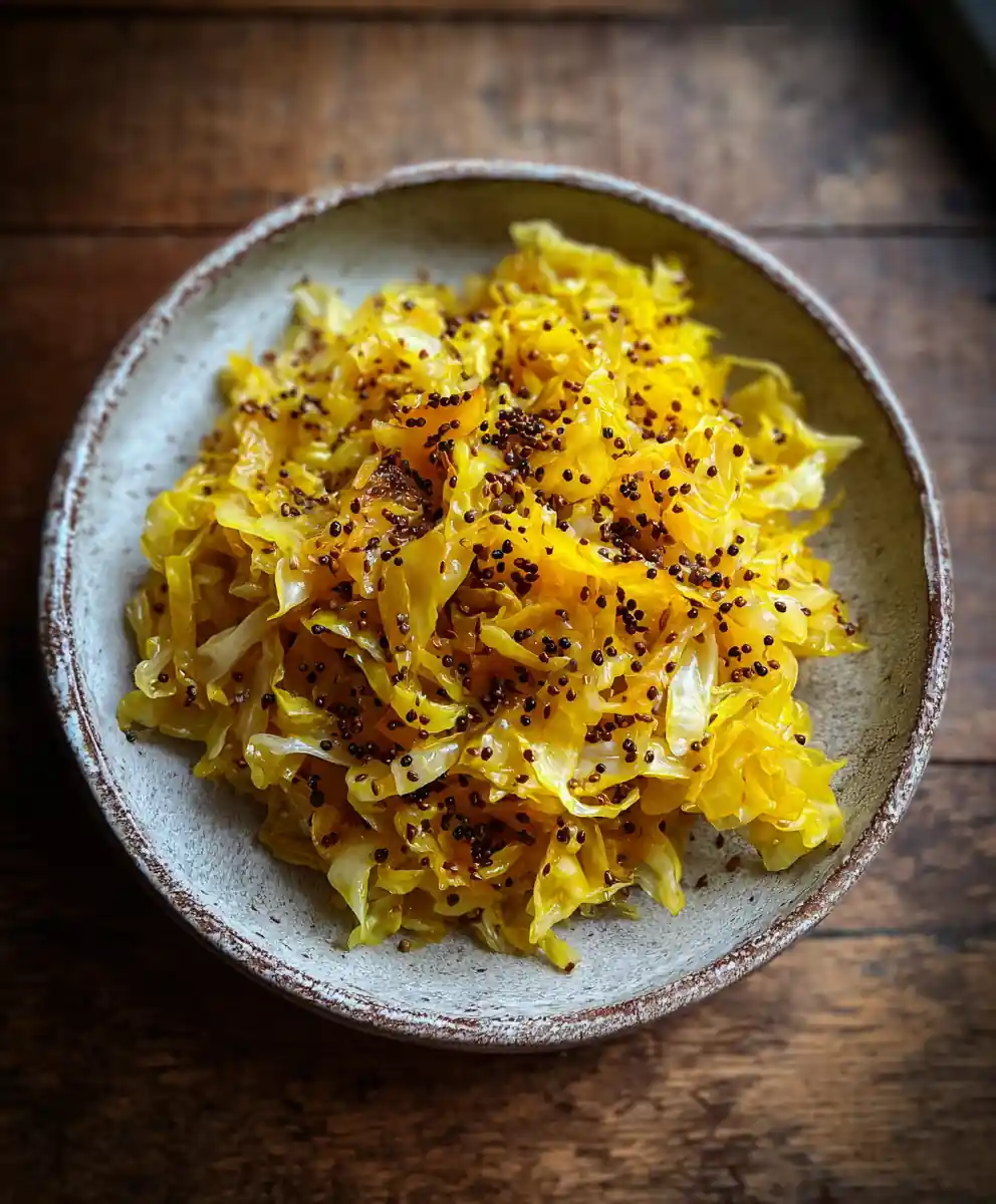 Recipe For Fried Cabbage With Turmeric Mustard Seed Pop 5 recipe for fried cabbage With Turmeric Mustard Seed Pop