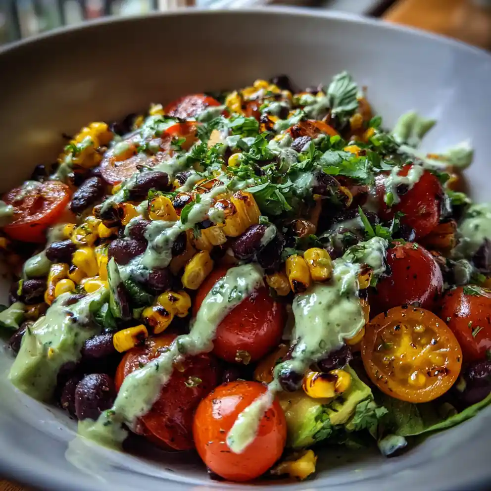 Southwest Salad Recipe Charred Corn Mosaic With Avocado Lime 4 southwest salad recipe Charred Corn Mosaic with Avocado Lime