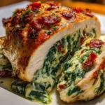 Stuffed Chicken Breast Recipe With Spinach Sun-Dried Tomato Filling 6 Stuffed Chicken Breast Recipe With Spinach Sun Dried Tomato Filling 1762499957.3834321