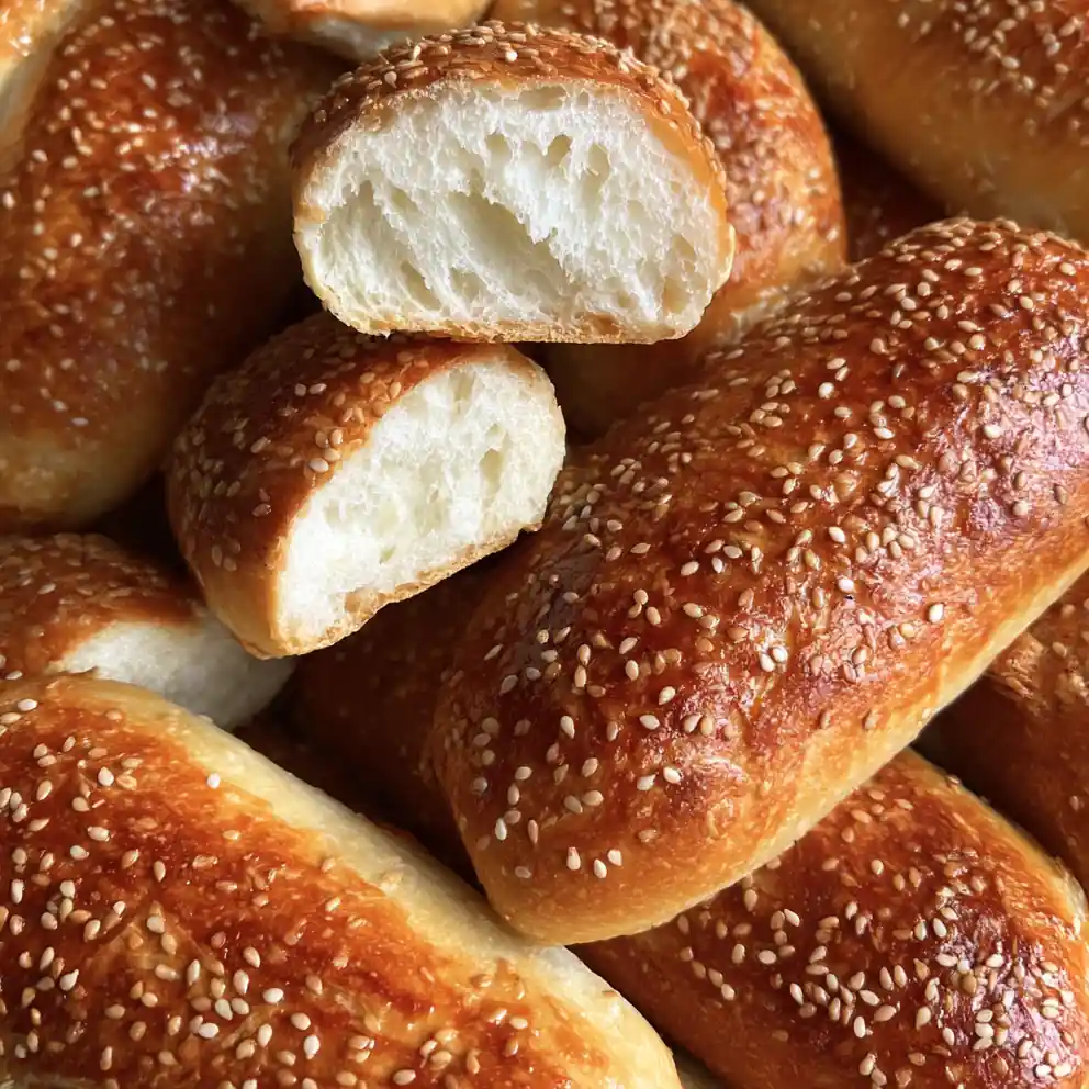 Sub Roll Recipe With Sesame Golden Crust 4 sub roll recipe With Sesame Golden Crust