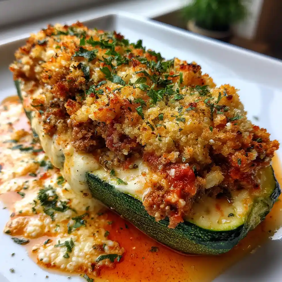 Stuffed Zucchini Boats Recipe 4 stuffed zucchini boats recipe