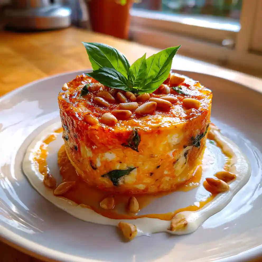 Baked Cottage Cheese Eggs With Sun Dried Tomato Basil Cream Swirl 4 Baked Cottage Cheese Eggs with Sun Dried Tomato Basil Cream Swirl