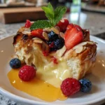 Berry Croissant Bake With Lemon Cardamom Cream And Orange Glaze 6 Berry Croissant Bake With Lemon Cardamom Cream And Orange Glaze 1767808049.9587147