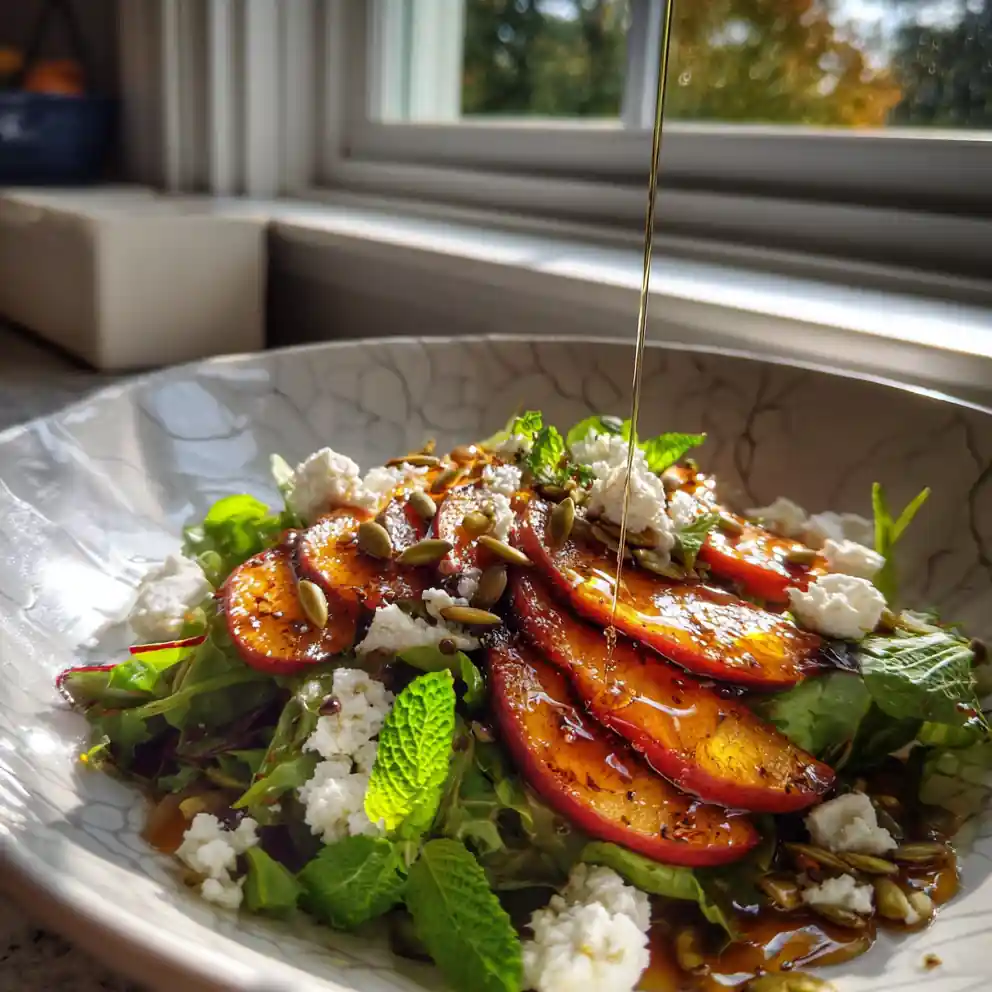 Caramelized Honeycrisp Apple & Feta Salad With Rosemary Honey Vinaigrette 4 Caramelized Honeycrisp Apple & Feta Salad with Rosemary Honey Vinaigrette