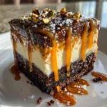 Cardamom Caramel Swirl Brownie Cheesecake 6 Cardamom Caramel Swirl Brownie Cheesecake 1767851488.0385132