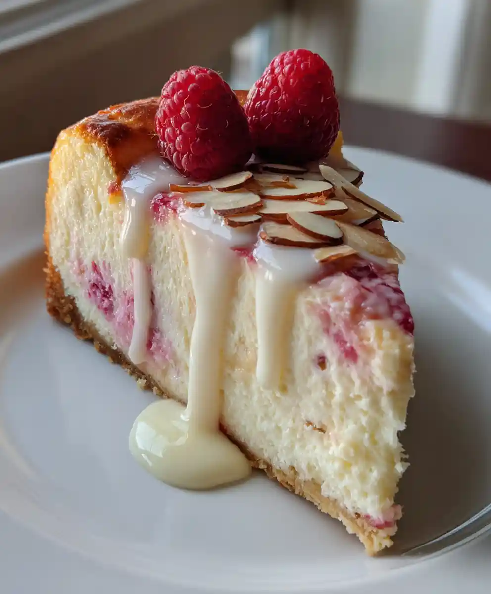 Cardamom Infused Raspberry Swirl Cheesecake With White Chocolate Glaze 5 Cardamom Infused Raspberry Swirl Cheesecake with White Chocolate Glaze