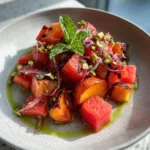 Charred Peach & Watermelon Salad With Lime Honey Dressing 6 Charred Peach Watermelon Salad With Lime Honey Dressing 1767808376.1576886