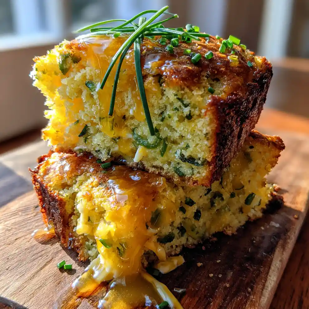 Cheddar Jalapeño Swirl Buttermilk Cornbread 4 Cheddar Jalapeño Swirl Buttermilk Cornbread