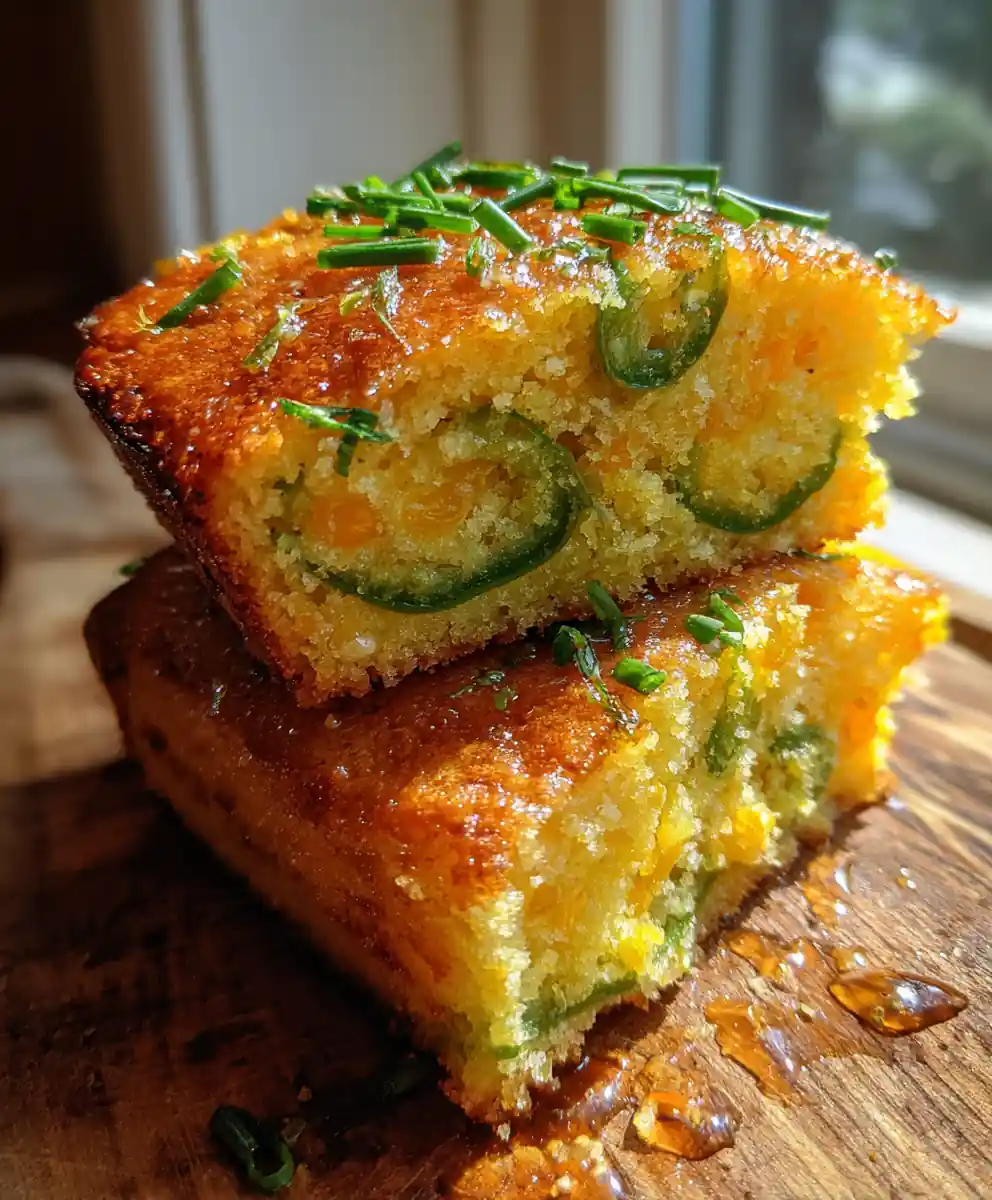 Cheddar Jalapeño Swirl Buttermilk Cornbread 5 Cheddar Jalapeño Swirl Buttermilk Cornbread