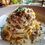 Cheeseburger Alfredo Pasta With Smoked Turkey Swirl 6 Cheeseburger Alfredo Pasta With Smoked Turkey Swirl 1767809759.3353164