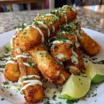 Cheesy Taco Sticks With Bright Cilantro Lime Crema 1767859158.5021727