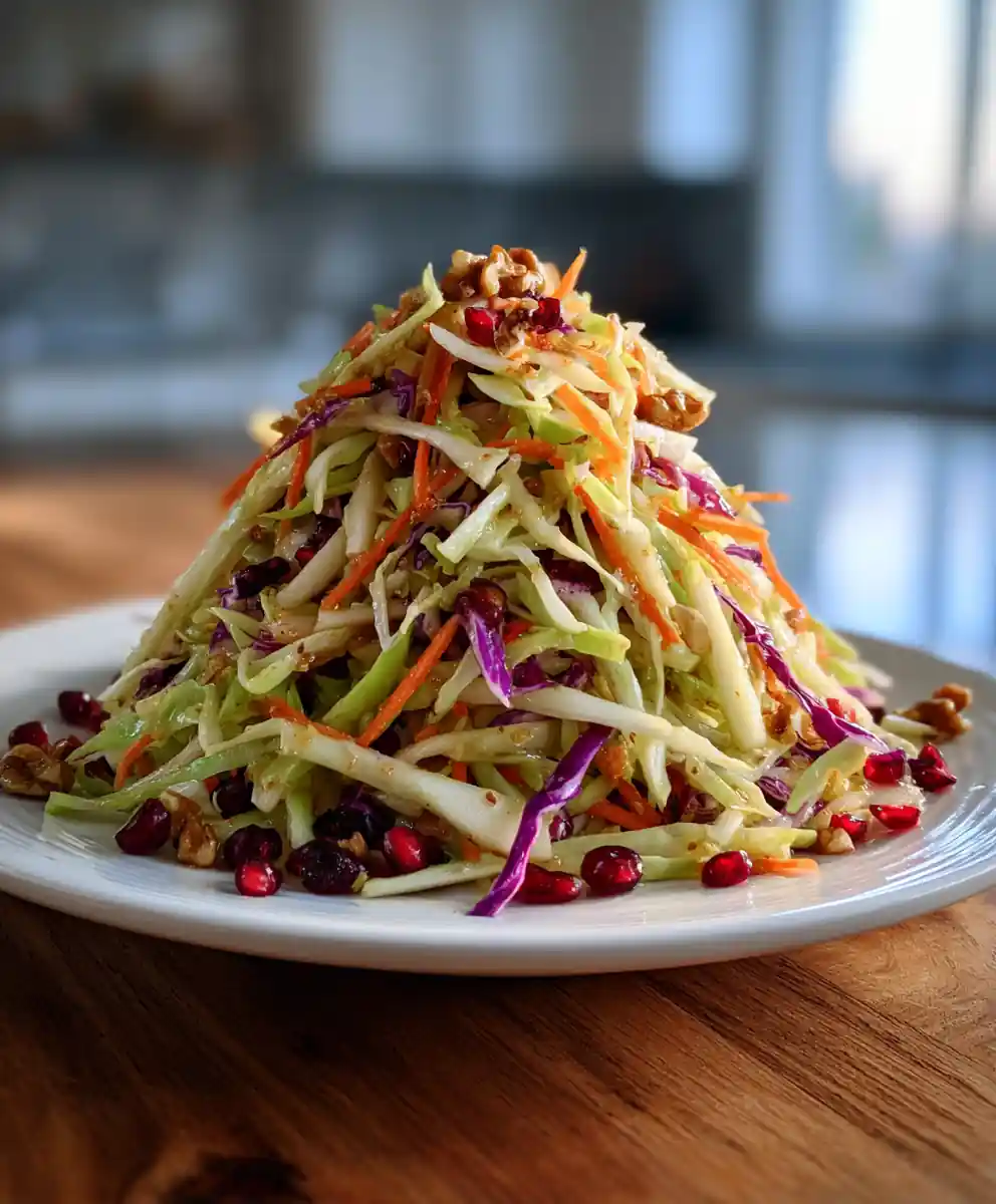Crisp Apple & Cranberry Coleslaw With Ginger Lemon Honey Mustard Drizzle 5 Crisp Apple & Cranberry Coleslaw with Ginger Lemon Honey Mustard Drizzle