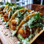 Crispy Poblano Chicken Tacos With Avocado Salsa And Lime Crema 1767815279.6466258
