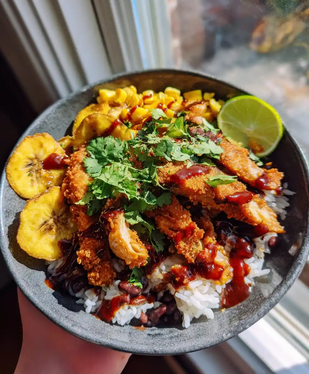 Cuban Chicken & Black Bean Rice Bowls With Smoky Chipotle Purée 5 Cuban Chicken & Black Bean Rice Bowls with Smoky Chipotle Purée