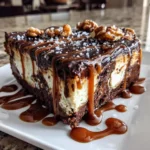 Espresso Swirled Turtle Fudge Brownie Cheesecake With Caramel Drizzle 6 Espresso Swirled Turtle Fudge Brownie Cheesecake With Caramel Drizzle 1767819677.9466505