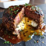 Hamburger Steaks With Onion Gravy And Melted Cheese Core 6 Hamburger Steaks With Onion Gravy And Melted Cheese Core 1767867478.457967